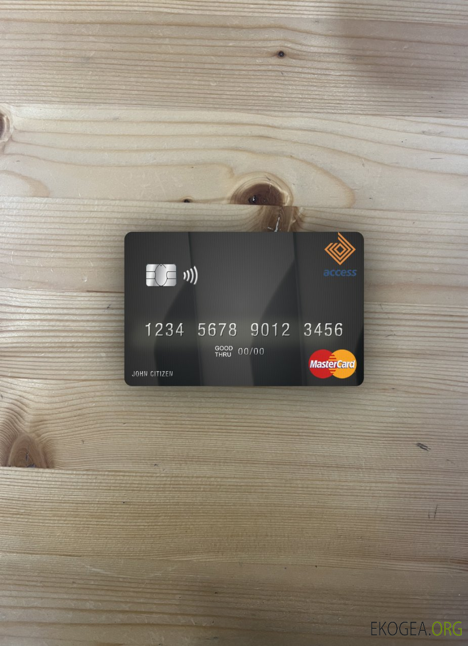 Nigeria Access Bank Plc mastercard photolook recto